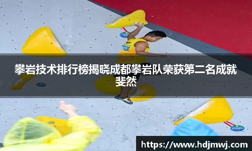 攀岩技术排行榜揭晓成都攀岩队荣获第二名成就斐然